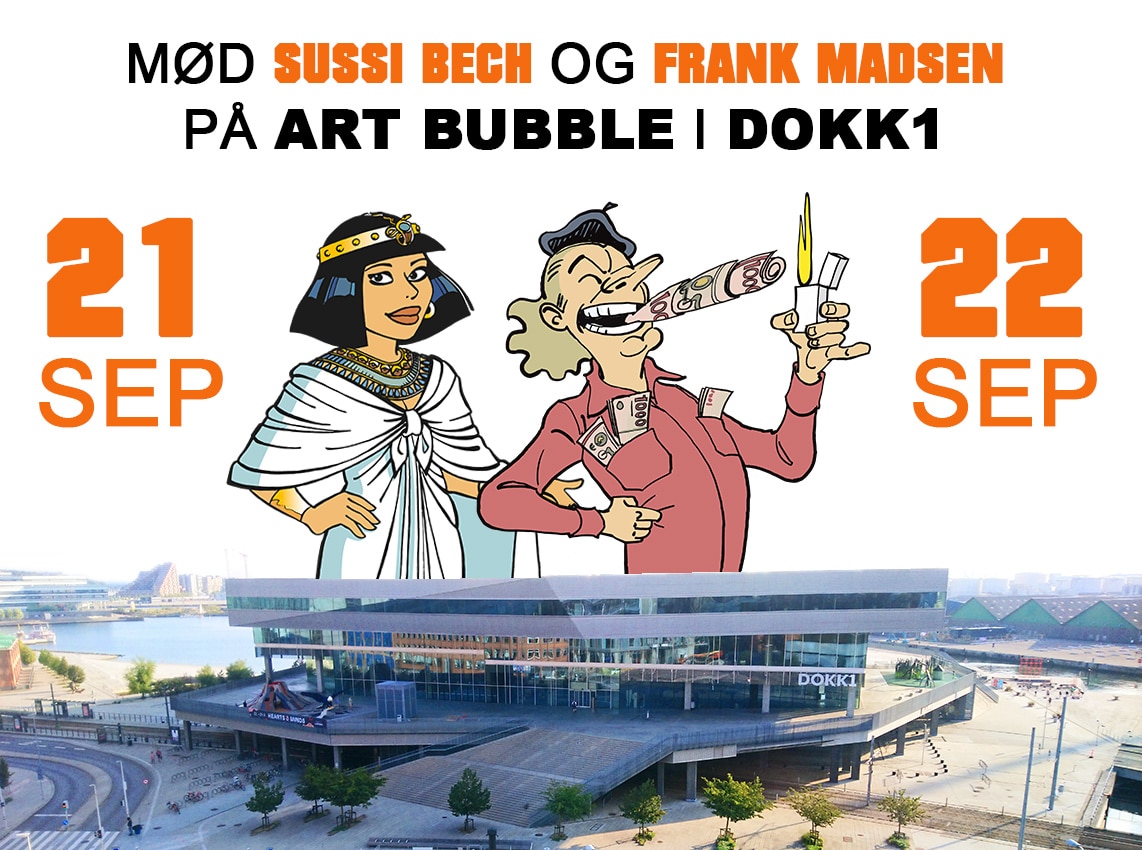 Mød Sussi Bech og Frank Madsen på Art Bubble 2024 i DOKK1 i Aarhus